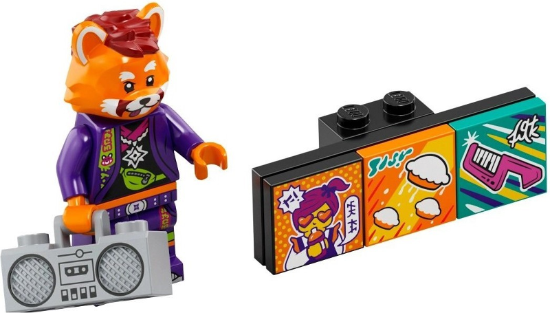 Red Panda Dancer - Vidiyo Bandmates Series 1 Collectible Minifigure (vidbm01-7)