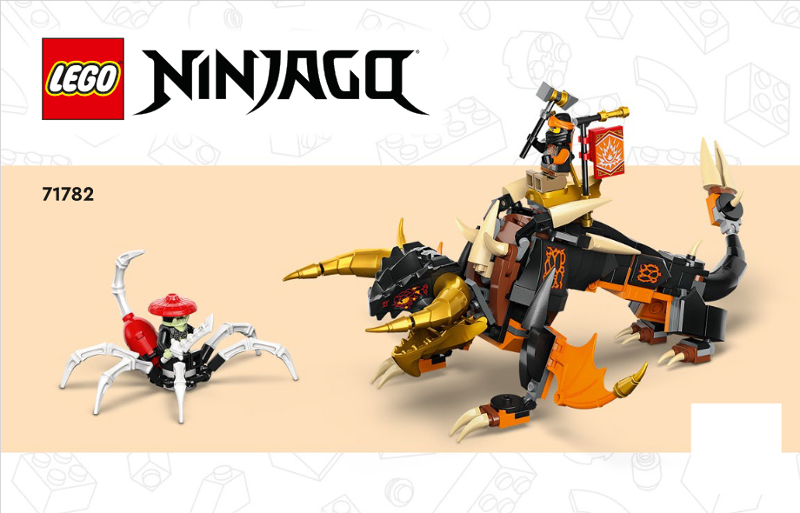 71782 Cole's Earth Dragon EVO (Used) LEGO Ninjago