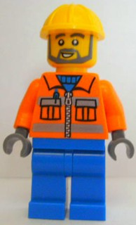 LEGO Brand Store Male, Construction Worker - Wauwatosa, WI (tls047)