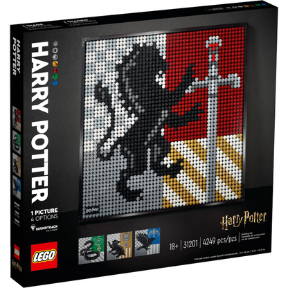 31201 Harry Potter Hogwarts Crests (Retired) LEGO Art