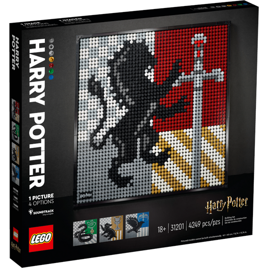 31201 Harry Potter Hogwarts Crests (Retired) LEGO Art