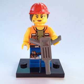 Gail the Construction Worker - The LEGO Movie Series 1 Collectible Minifigure (coltlm-9)