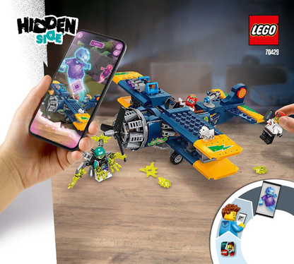 70429 El Fuego's Stunt Plane (Used) LEGO Hidden Side