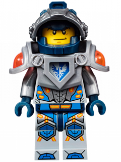 Clay Moorington - Dark Blue Helmet, Flat Silver Visor and Armor (nex010)