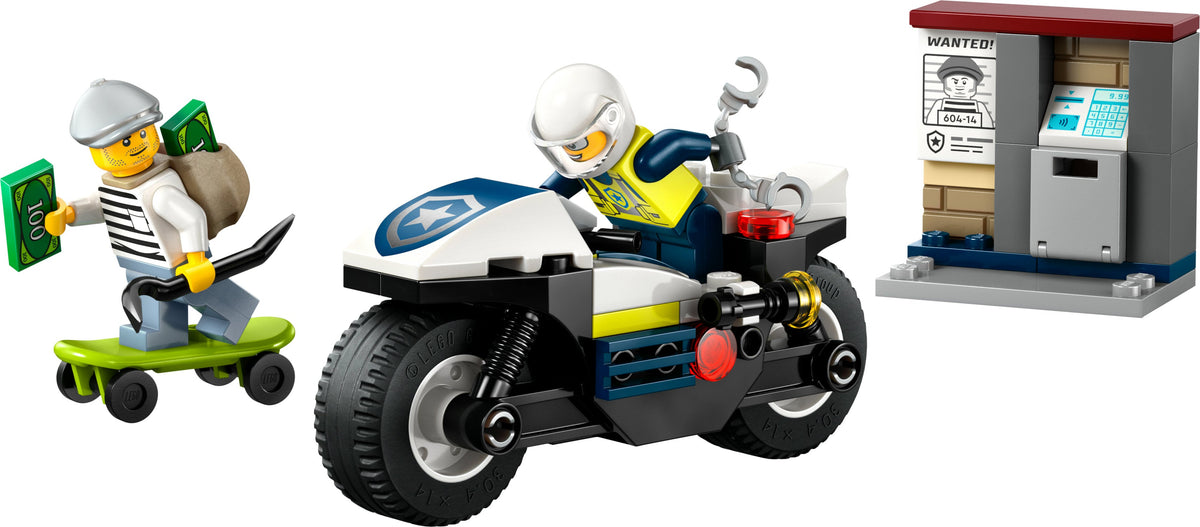 60455 Police Motorcycle Chase (Certified) LEGO City