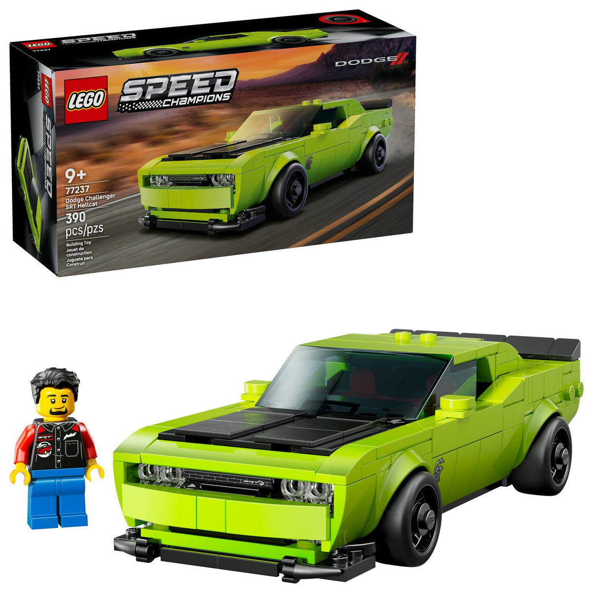 77237 Dodge Challenger SRT Hellcat (Retired) LEGO Speed Champions