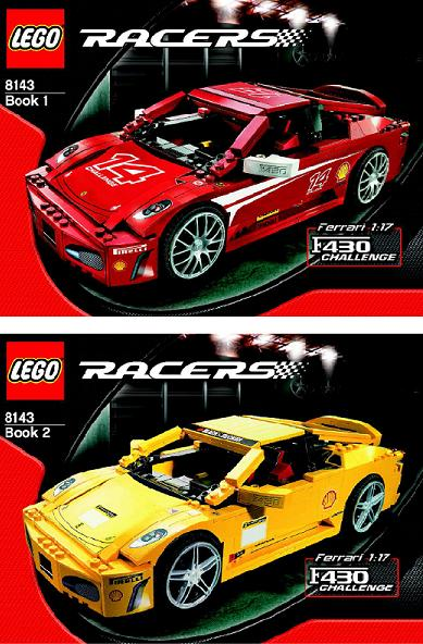 8143 Ferrari 1:17 F430 Challenge (Certified) LEGO Racers
