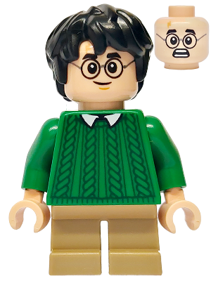 Harry Potter - Green Sweater, Dark Tan Short Legs (hp475)