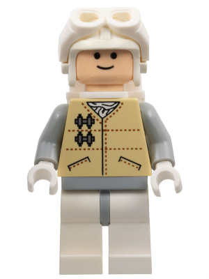 Hoth Rebel - Light Nougat Head, White Visor Goggles (sw0167)