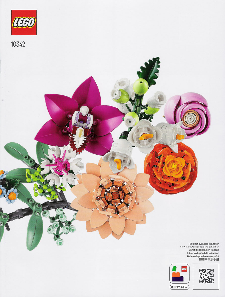 10342 Pretty Pink Flower Bouquet (Certified) LEGO Botanicals