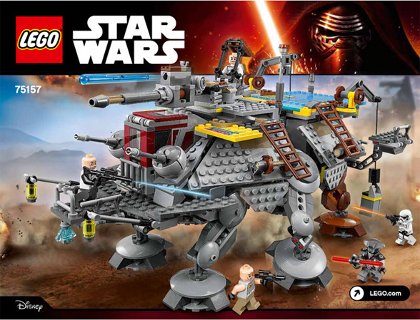 75157 Captain Rex's AT-TE (Certified) LEGO Star Wars