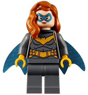 Batgirl - Minifigure, Dark Bluish Gray Suit (Rebirth) (sh0658)