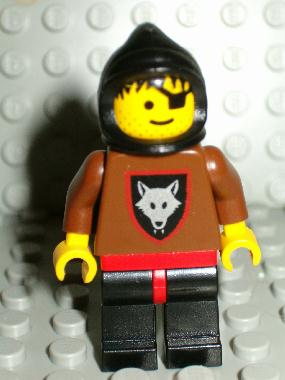 Wolfpack - Eye Patch, Brown Arms and Black Legs, Black Hood, no Cape (cas255)