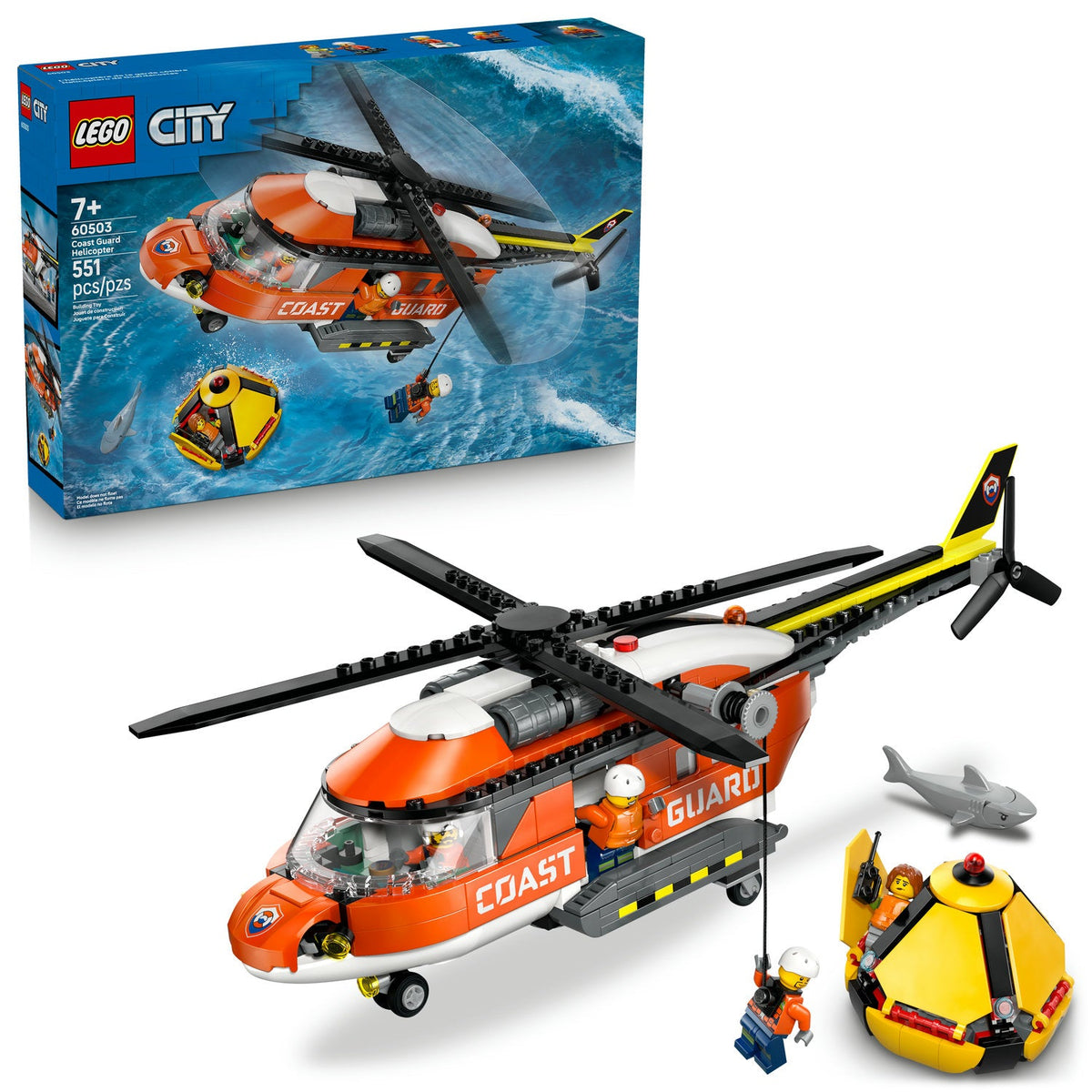 60503 Coast Guard Helicopter (Retired) LEGO City
