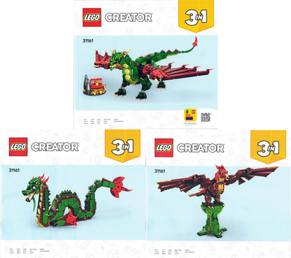 31161 Medieval Dragon (Used) LEGO Creator