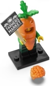 Carrot Mascot - Series 24 Collectible Minifigure (col24-4)