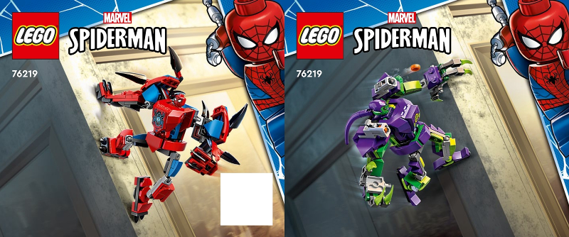 76219 Spider-Man & Green Goblin Mech Battle (Used) LEGO Super Heroes