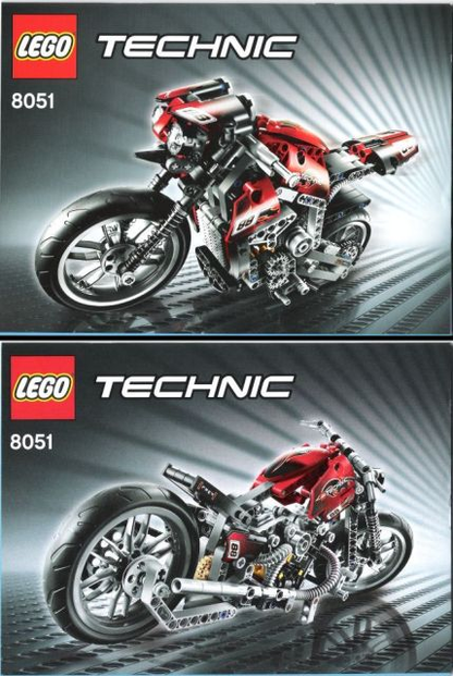 8051 Motorbike (Used) LEGO TECHNIC