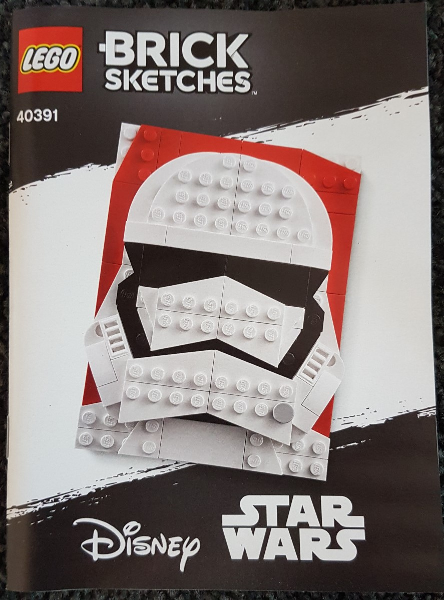 40391 First Order Stormtrooper (Certified) LEGO Brick Sketches