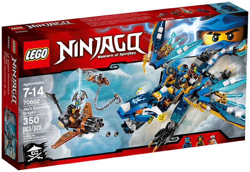 70602 Jay's Elemental Dragon (Retired) LEGO Ninjago