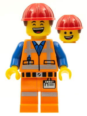 Hard Hat Emmet (Minifigure Only) (tlm003)