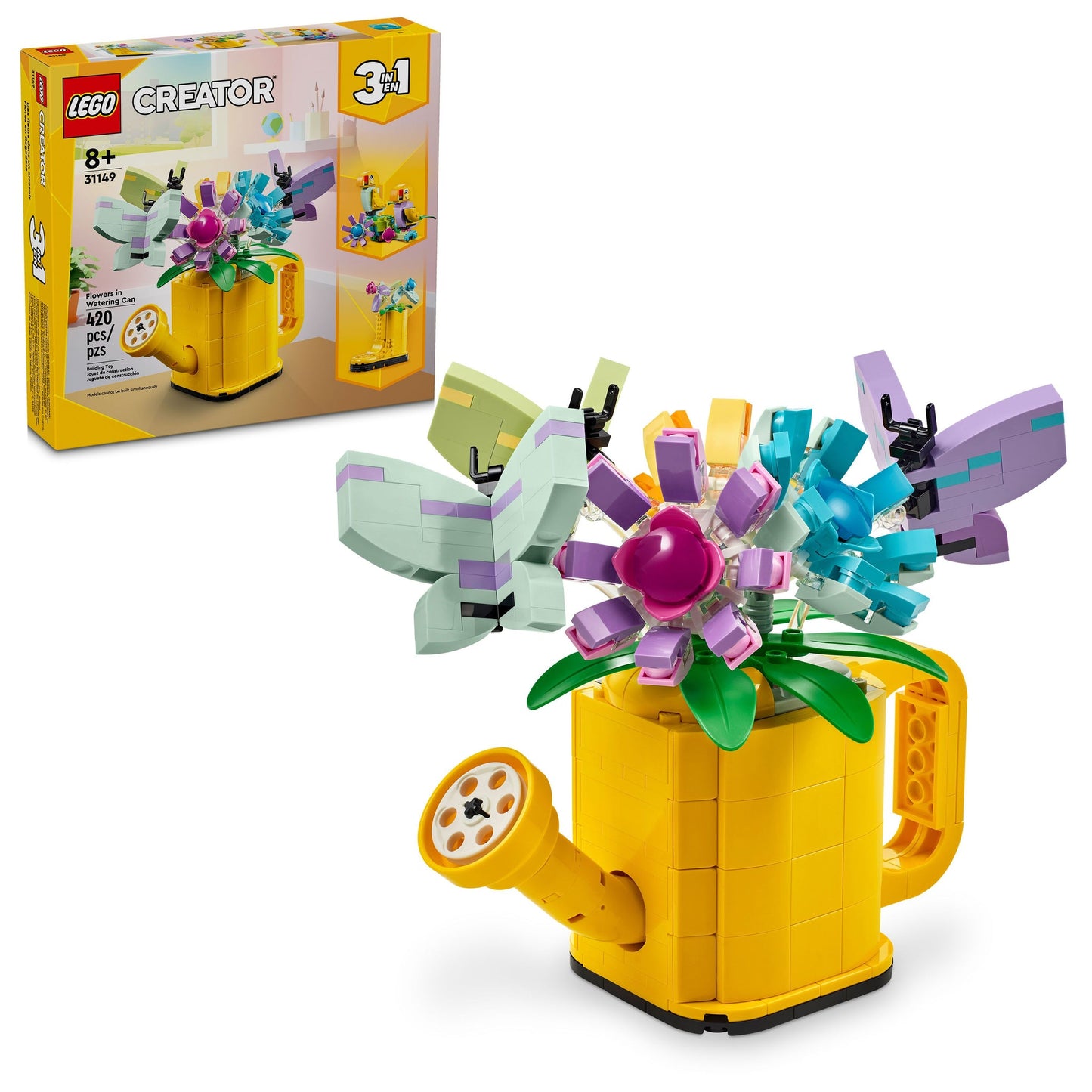 31149 Flowers in Watering Can