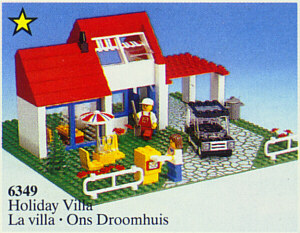 6349 Holiday Villa (Used) LEGO Town