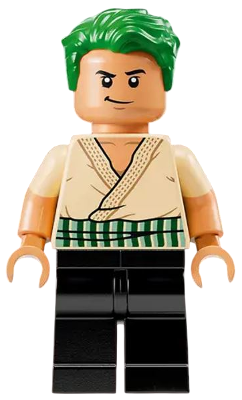 Roronoa Zoro - Tan Shirt, Hair (op013)