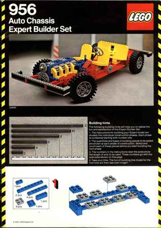 956 Auto Chassis (Used) LEGO TECHNIC
