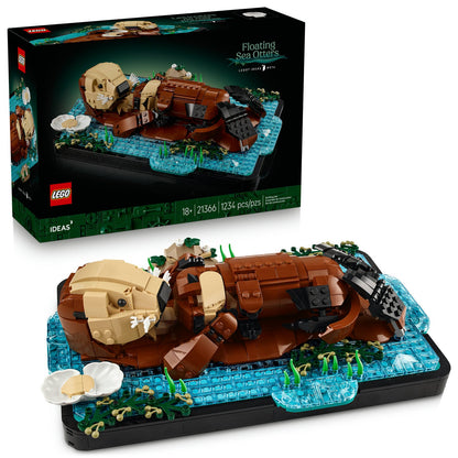 21366 Floating Sea Otters