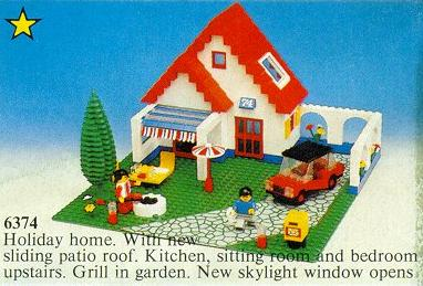 6374 Holiday Home (Used) LEGO Town
