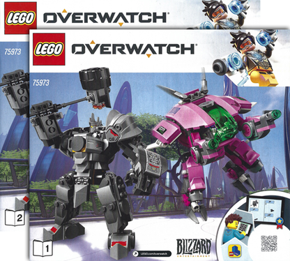 75973 D.Va & Reinhardt (Certified) LEGO Overwatch