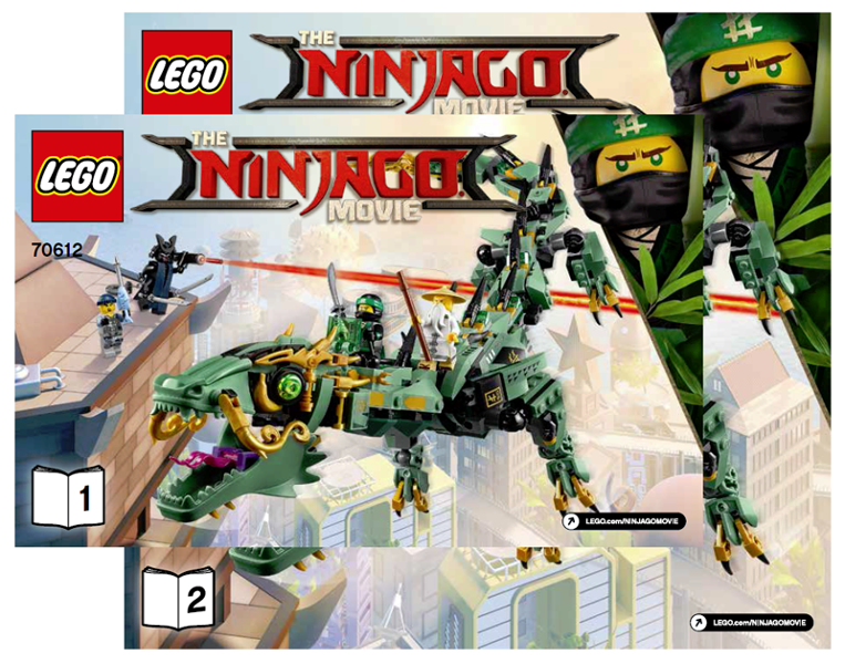 70612 Green Ninja Mech Dragon (Used) LEGO The LEGO Ninjago Movie