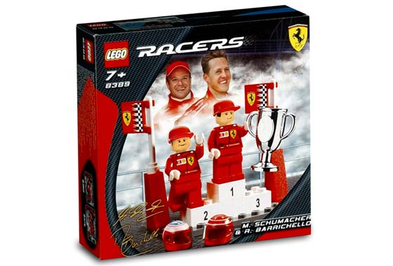 8389 M. Schumacher and R. Barrichello (Retired) LEGO Racers