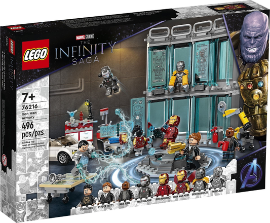 76216 Iron Man Armory (Retired) LEGO Marvel