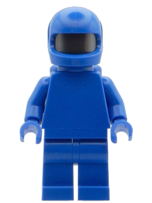 Spacesuit - Blue with Air Tanks, Pearl Dark Gray Head (bdp076)