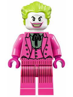 The Joker - Dark Pink Suit, Wide Grin / Lips Pursed (sh0238)