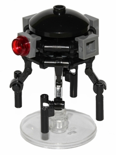 Imperial Probe Droid - Dark Bluish Gray Sensors, Dark Bluish Gray Round Plate Inside (sw0712a)