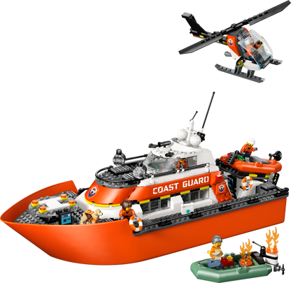 60504 Coast Guard Rescue Boat (Retired) LEGO City