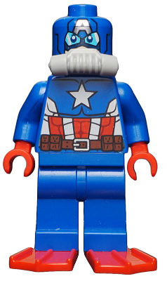 Scuba Captain America (sh0214)