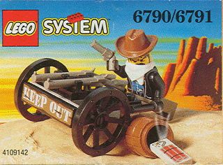 6790 Bandit with Gun (Used) LEGO Western