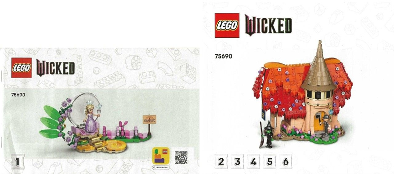 75690 Glinda & Elphaba Visit Munchkinland (Used) LEGO Wicked