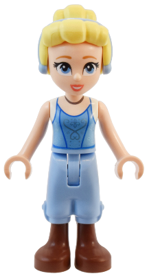 Cinderella - Bright Light Blue Top, Cropped Trousers, Bright Light Yellow Hair (dis152)