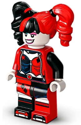 Harley Quinn - Pigtails, Dark Azure and Dark Pink Eye Shadow (sh0838)