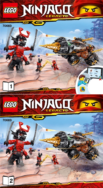70669 Cole's Earth Driller (Certified) LEGO Ninjago