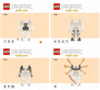 71821 Cole's Titan Dragon Mech (Used) LEGO Ninjago