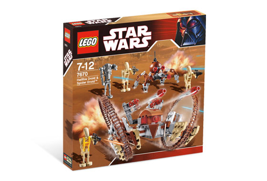 7670 Hailfire Droid & Spider Droid (Retired) LEGO Star Wars