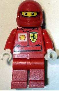 F1 Ferrari Pit Crew Member - with Shell Torso Stickers (rac025bs)