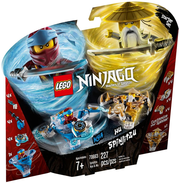 70663 Spinjitzu Nya & Wu (Retired) LEGO Ninjago