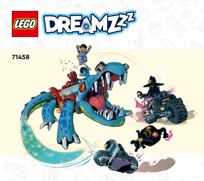 71458 Crocodile Car (Used) LEGO Dreamzzz